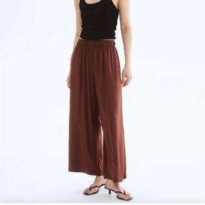 Wide Leg Brown Women's Pants - Comfortable Everyday Style